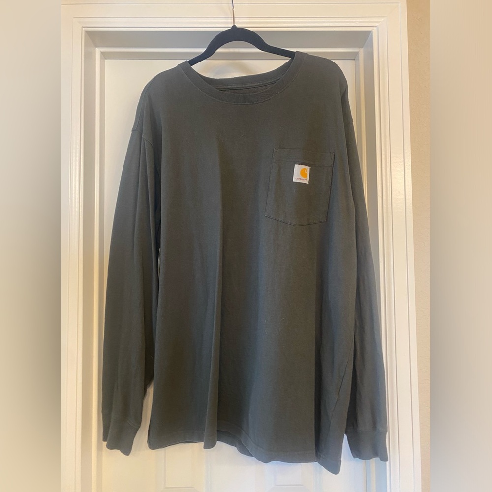 Long Sleeve Carhartt Pocket Tee